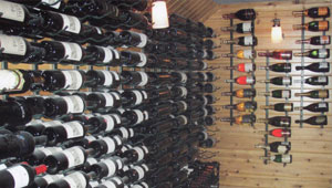 Wine Cellar, metal racks