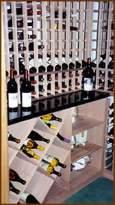 Wood Wine Rack Option 6